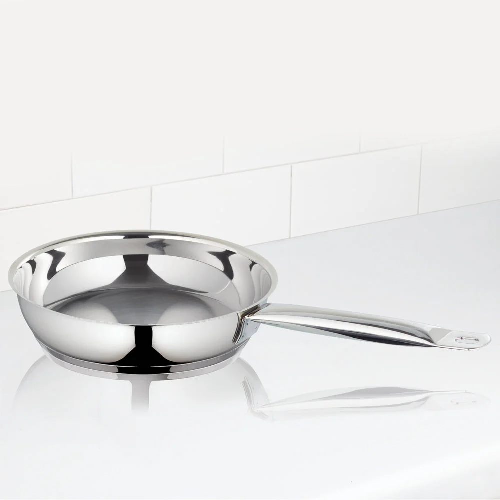 Borosil Cookfresh SS Frying Pan, 2.2L