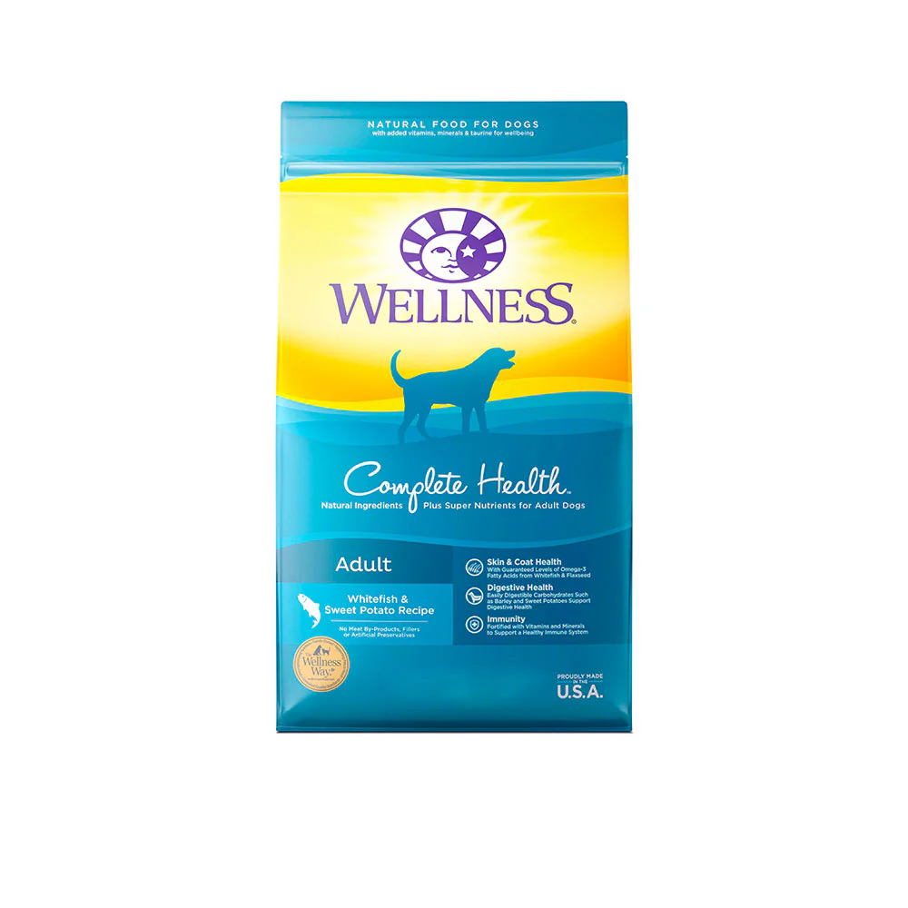 Wellness® Complete Health™ Whitefish & Sweet Potato Recipe Adult Dog Food 30 Lbs