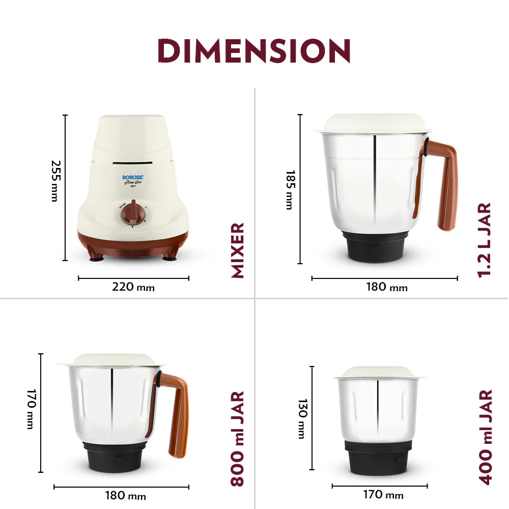 Borosil HomeStar Mixer Grinder