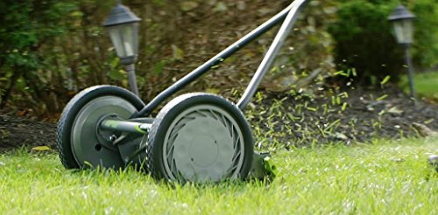 16-Inch 7-Blade Push Reel Lawn Mower