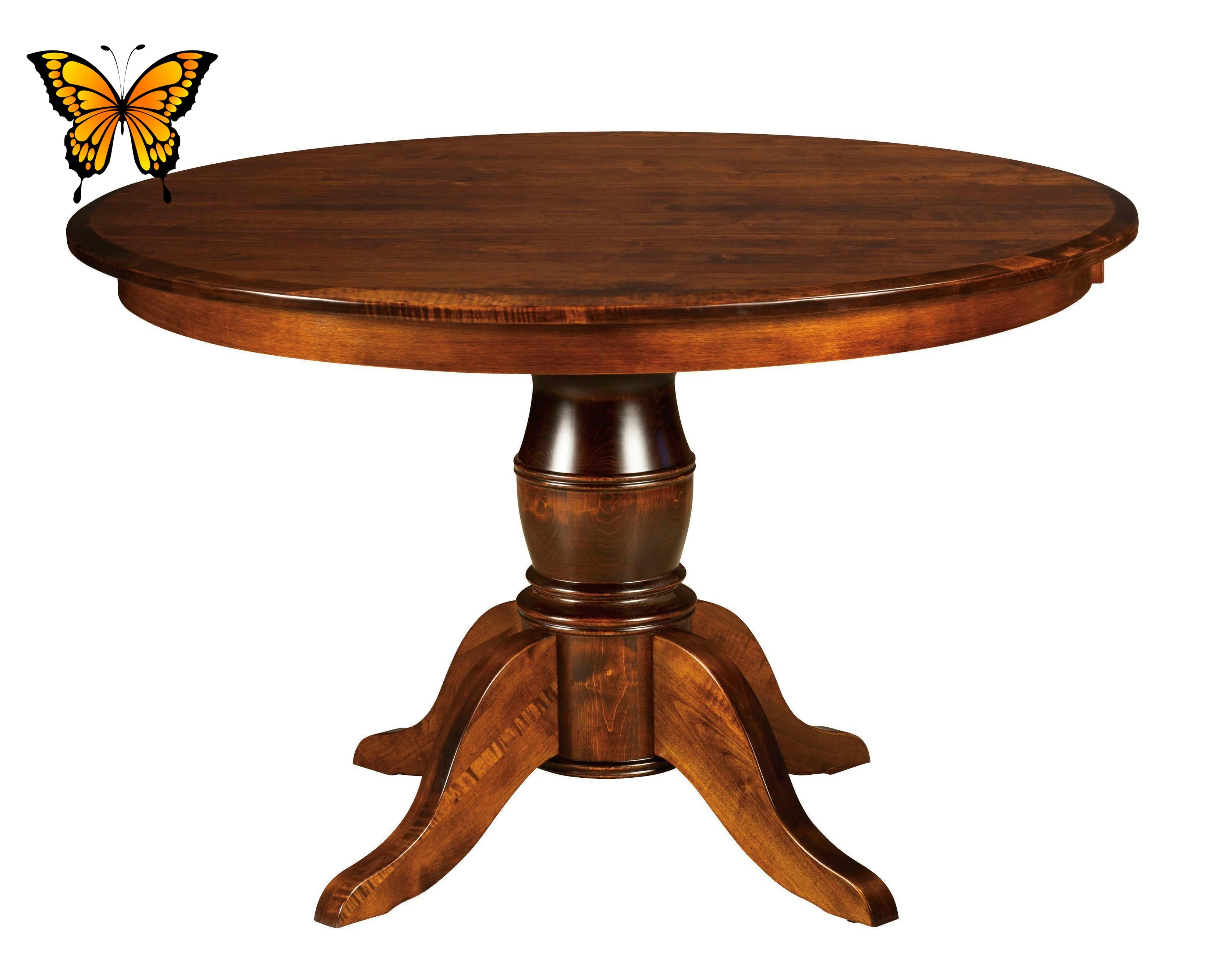 Amish Harrison Single Pedestal Table
