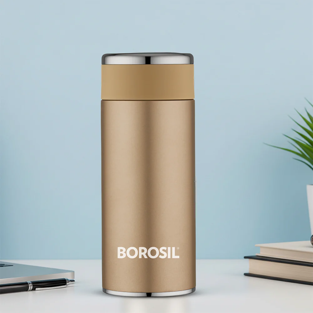 Borosil Travelsmart Rose Gold, 200ml