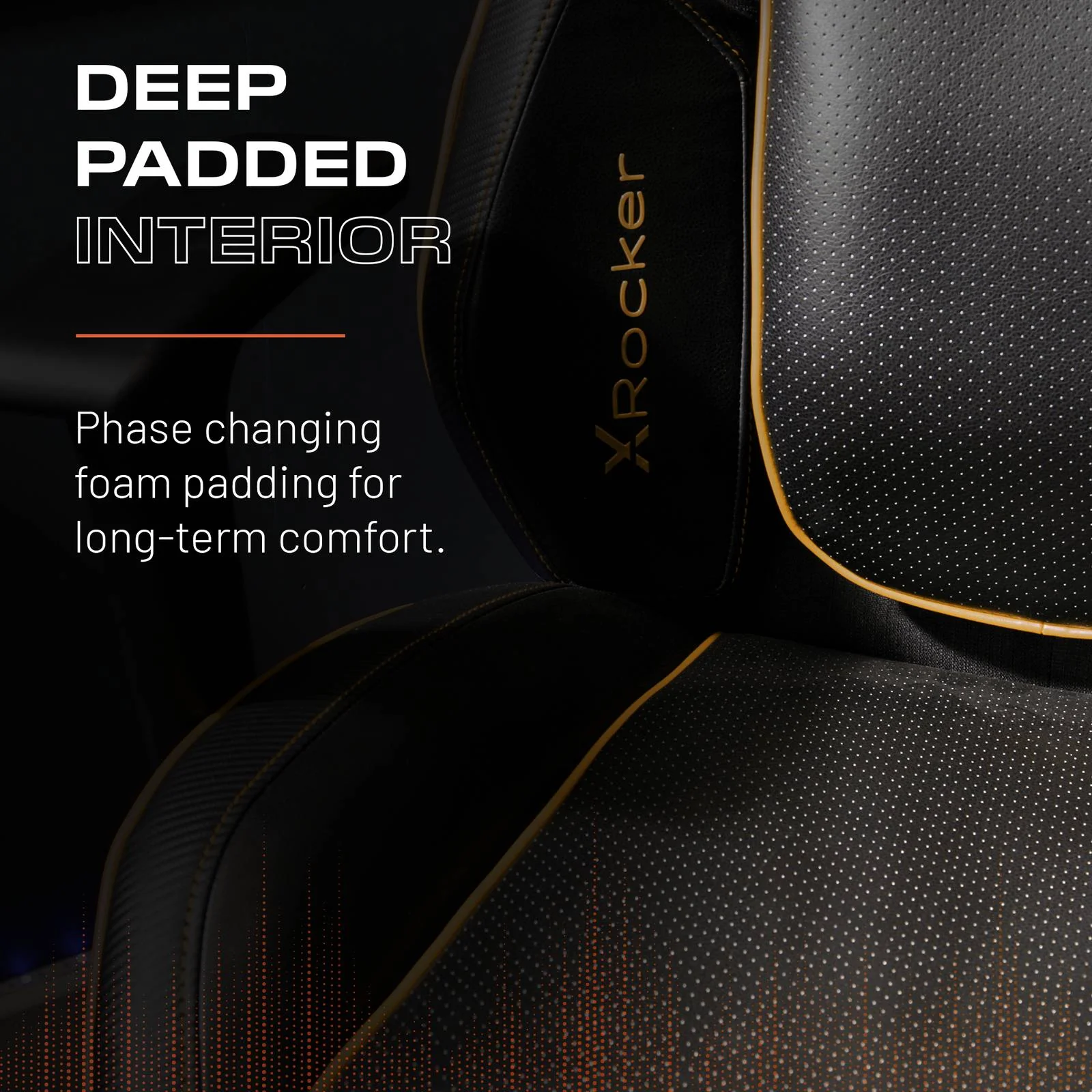 Drogon Ergonomic PC Office Gaming Chair - Black / Gold