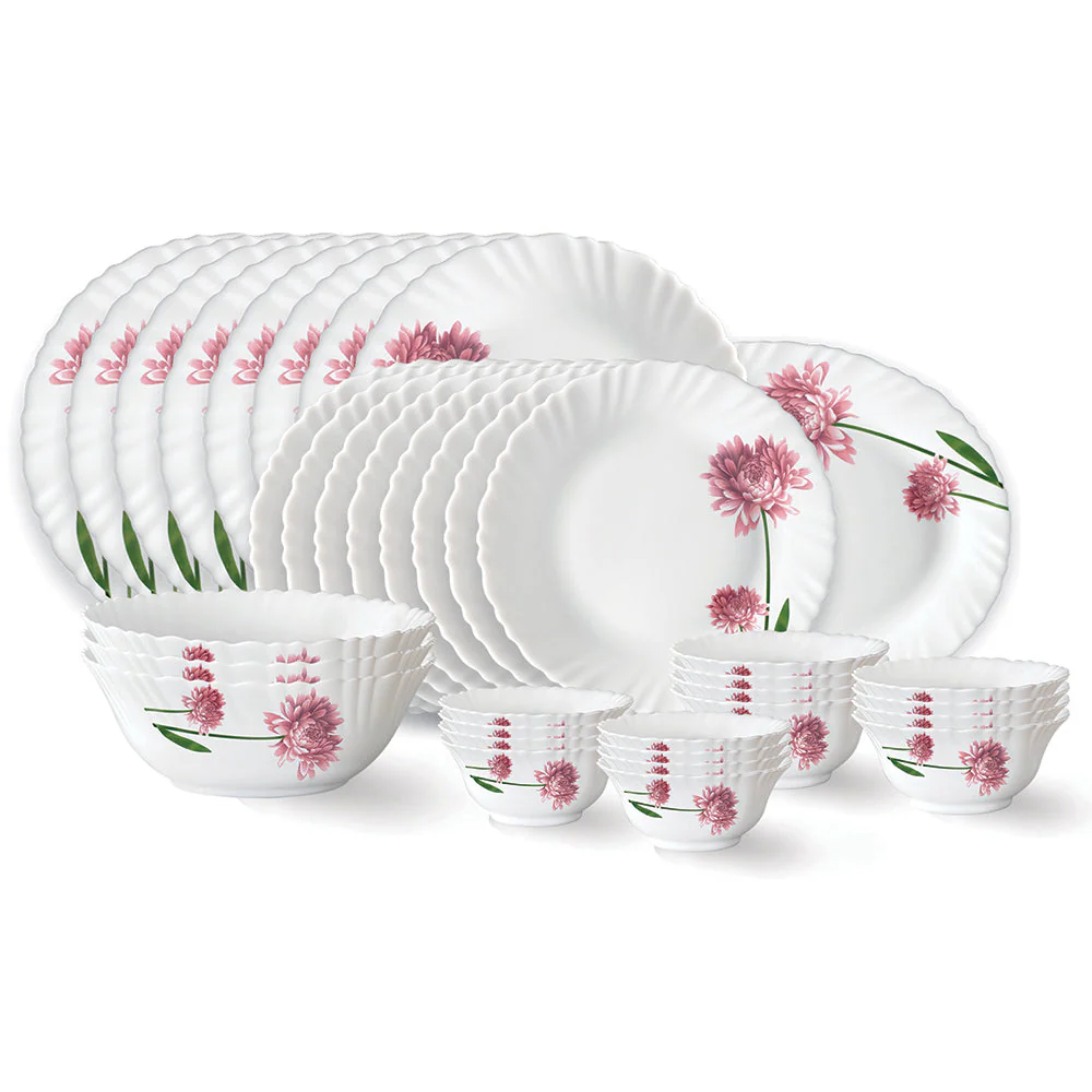 Larah by Borosil Nargis Dinner Set, 6 pc
