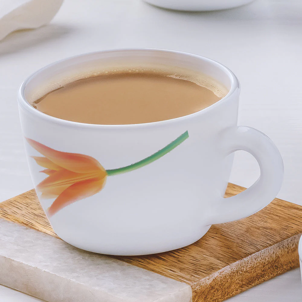 Larah by Borosil Firefly Cup Set, 140ml x 6