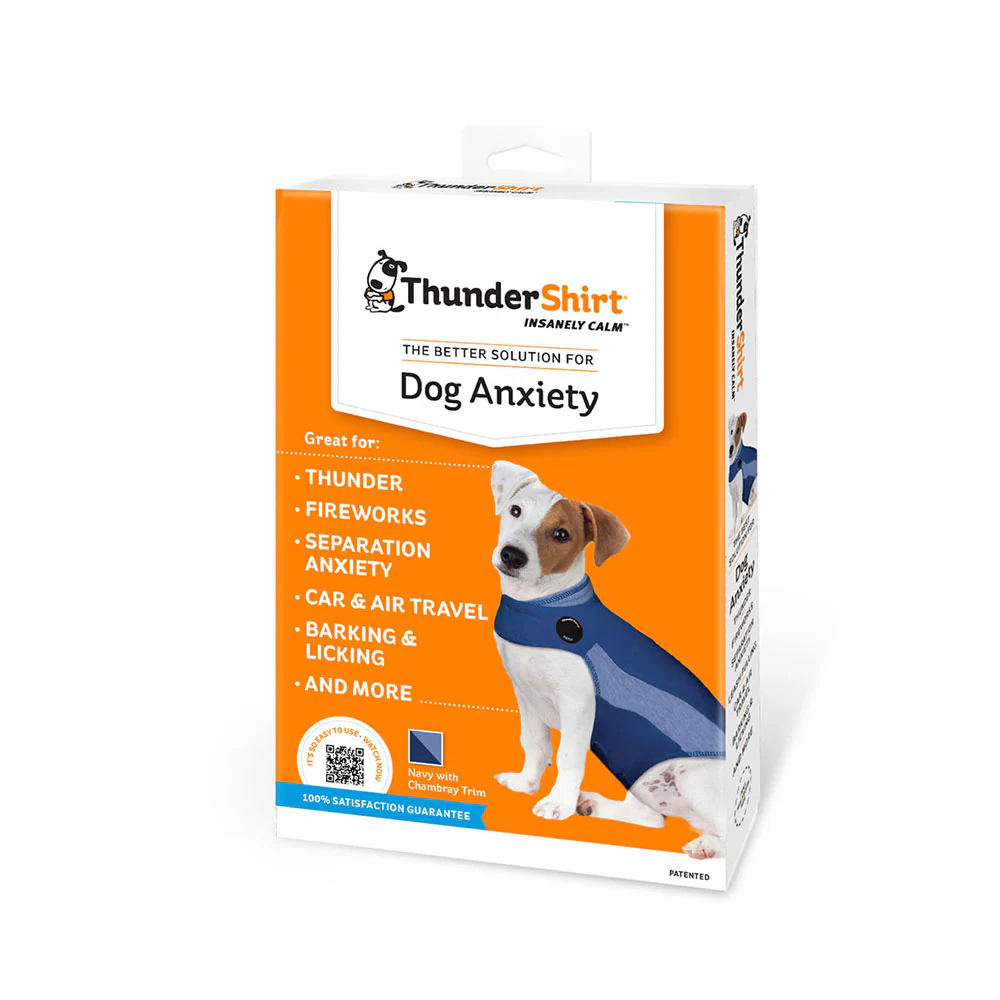 ThunderShirt® Anxiety Jacket for Dog Blue Polo Color X-Small