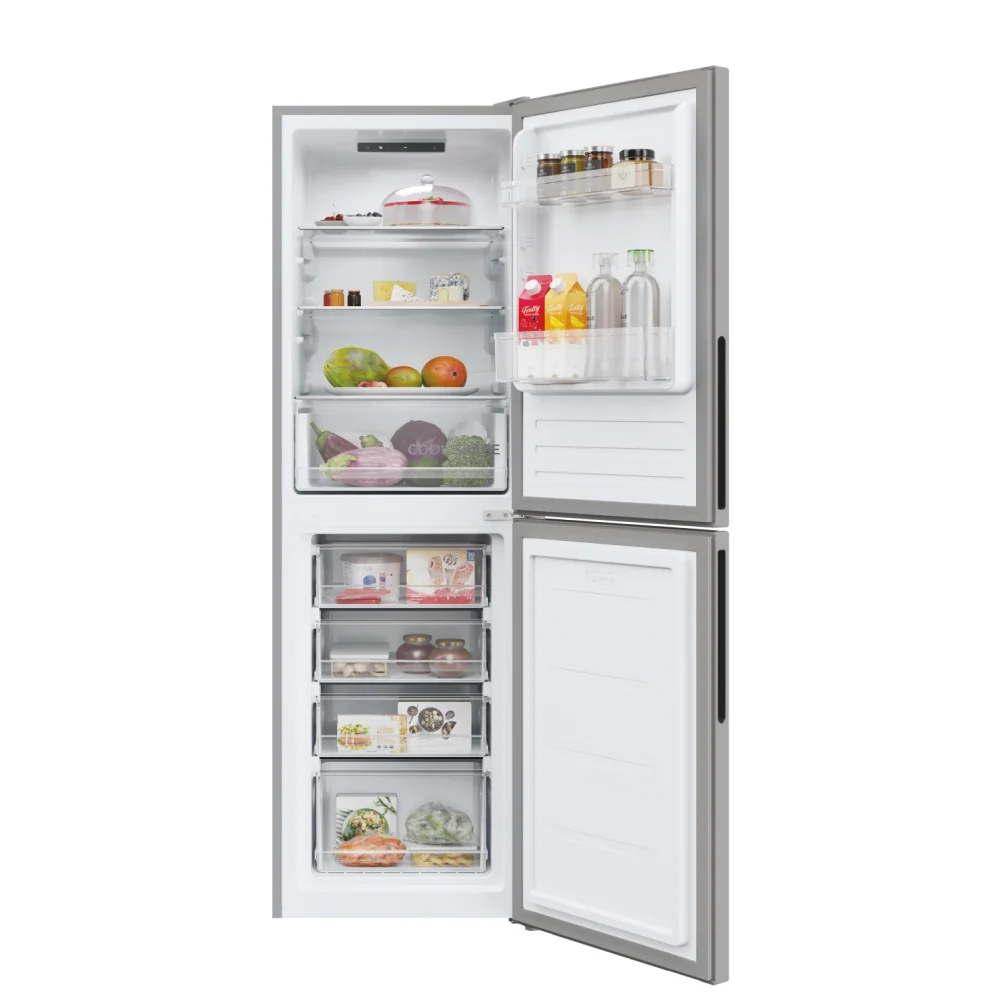 Hoover H-FRIDGE 300 252L Fridge Freezer Stainless Steel | HVT3CLECKIHS