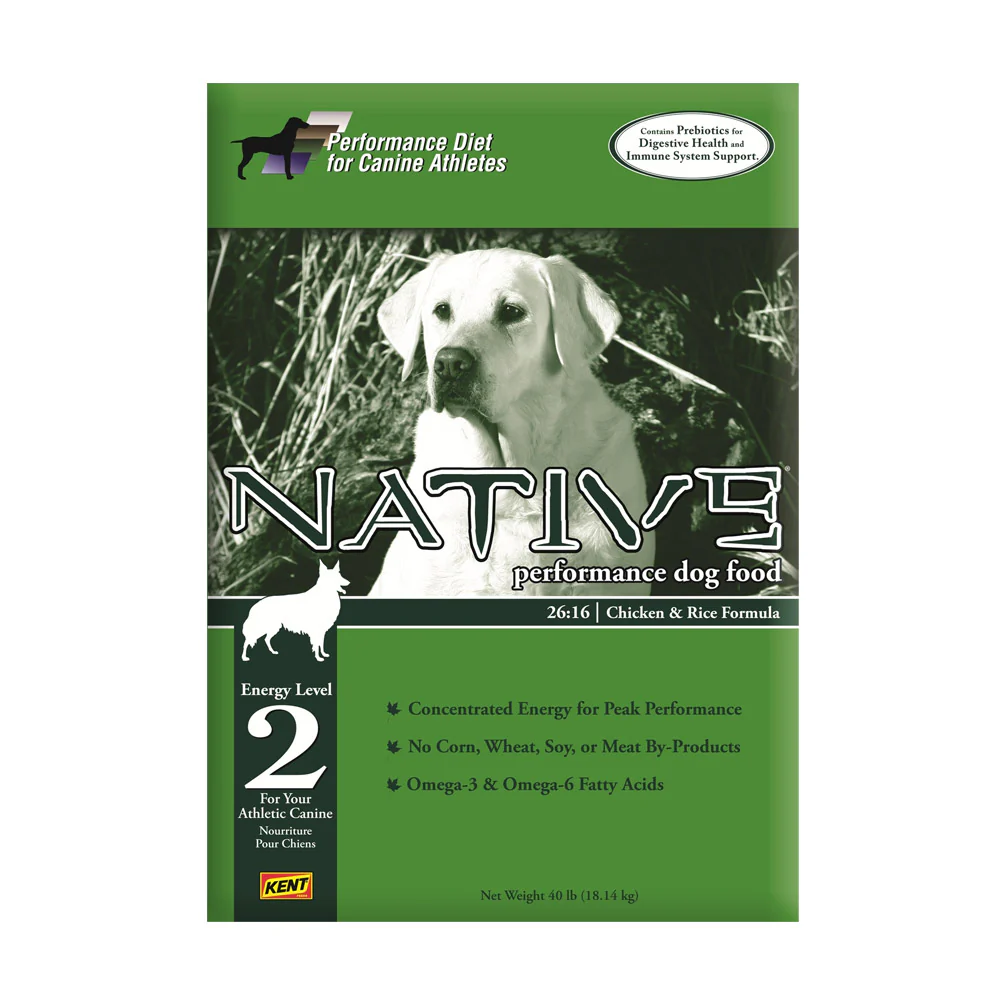 Kent Native® Chicken Meal & Rice Formula Level 2 Dog Food 40 Lbs