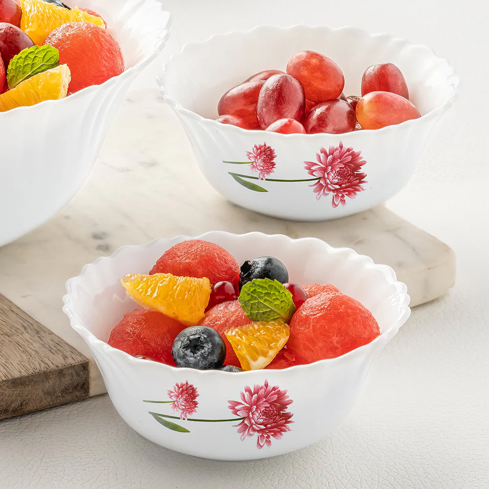 Larah by Borosil Belle Pudding Set, 7 pc (Large)