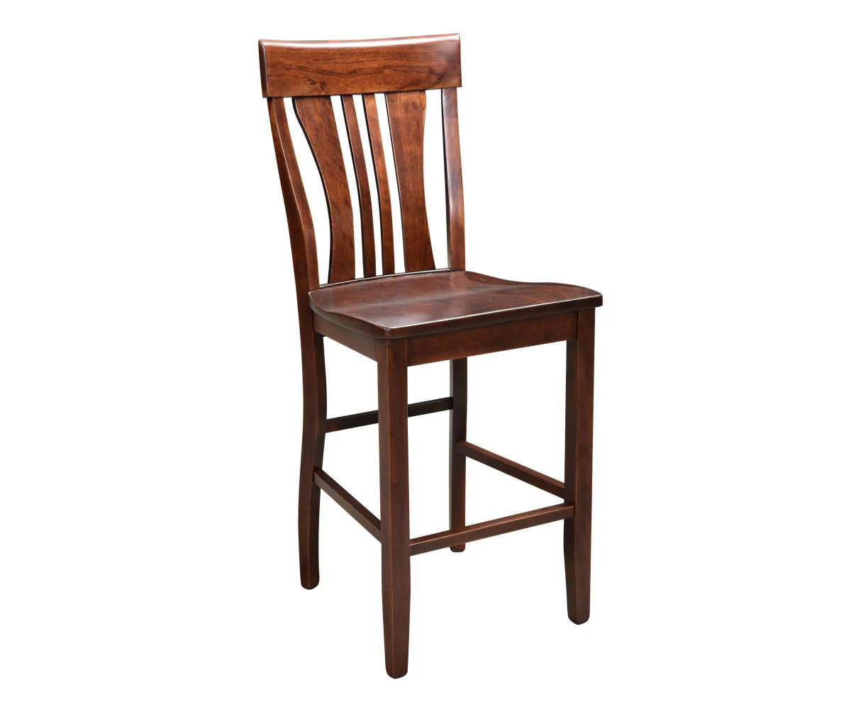 Amish Hudson Stationary Bar Chair