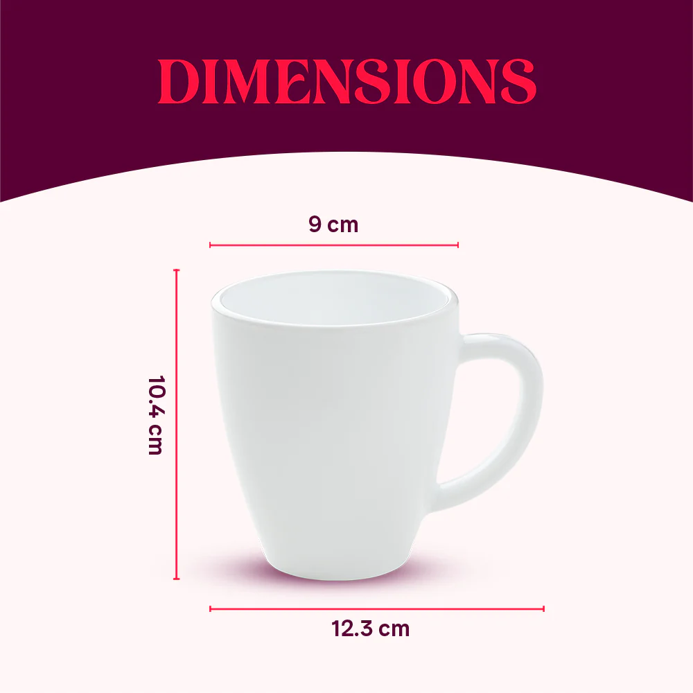 Larah by Borosil Bali Mug, 390ml