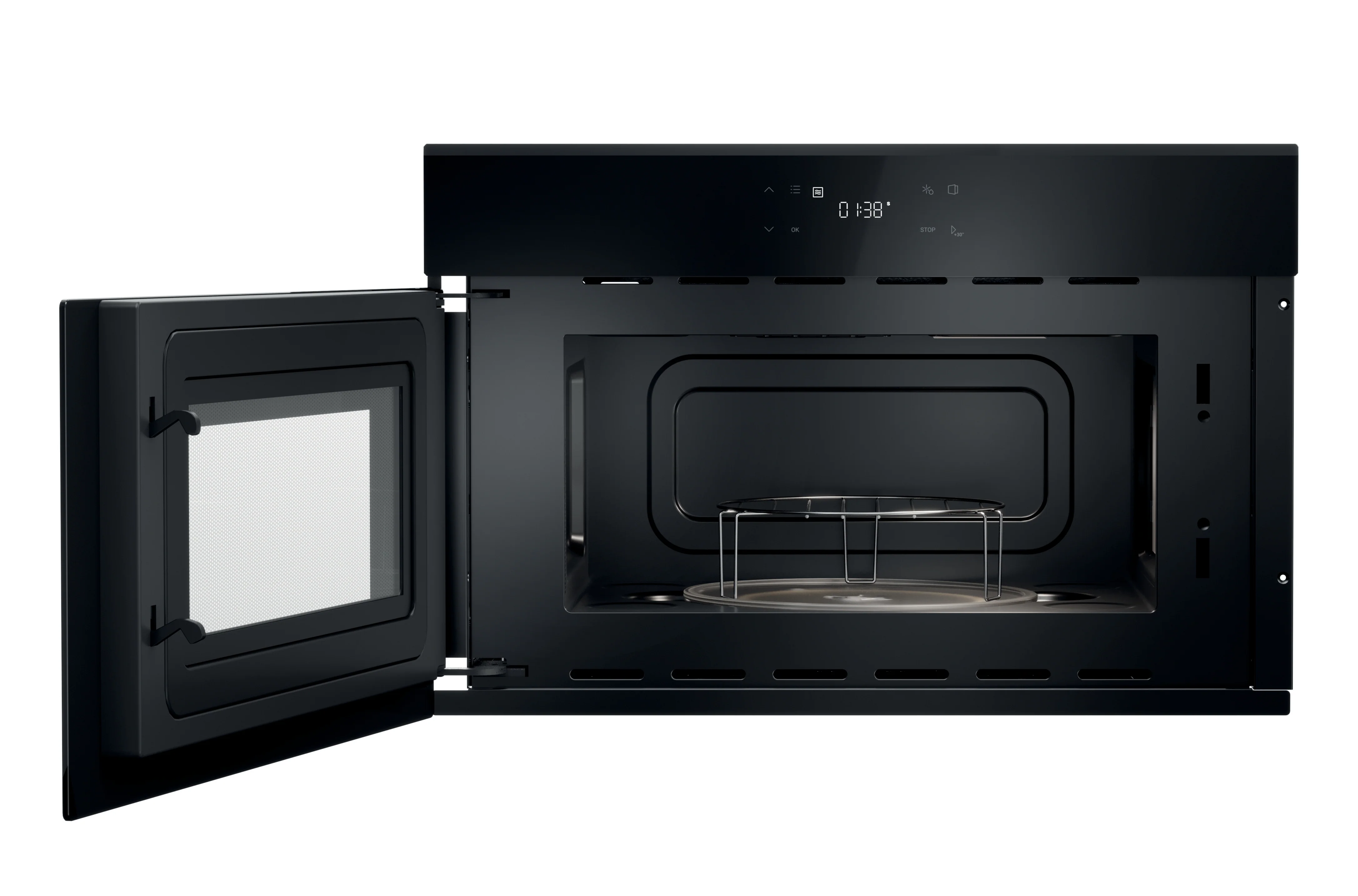 Haier Built-In Grill Microwave 鈥?24L, 750W | Black  | H38SIDBF7XK