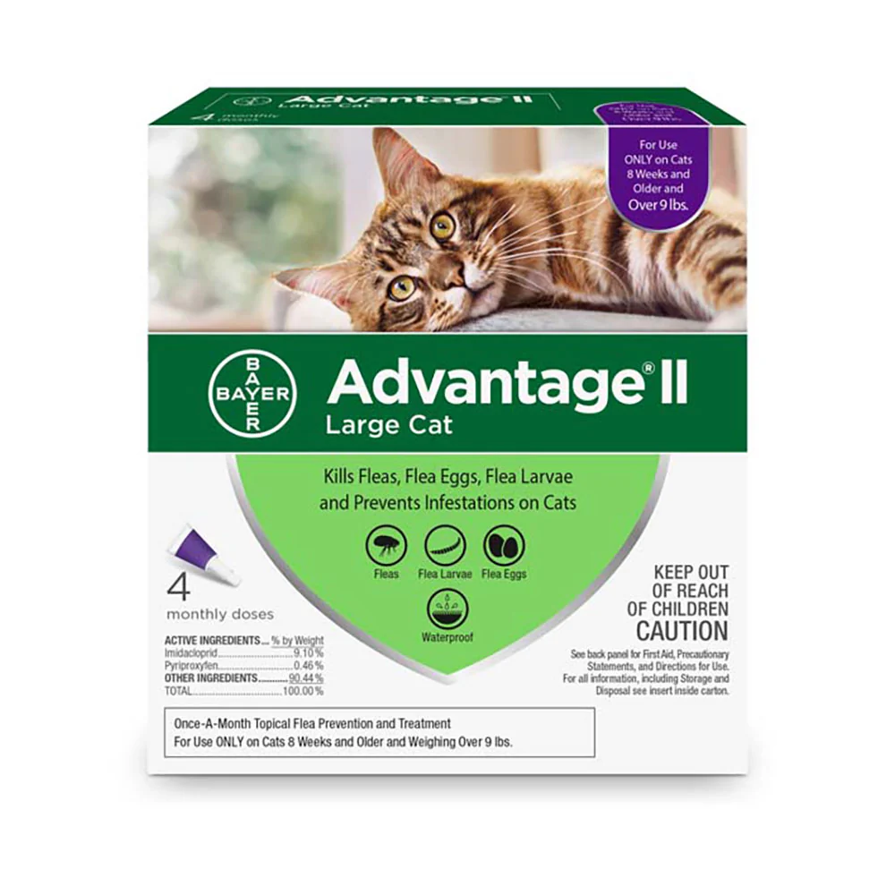 Advantage® II Flea Treatment for Large Cat 4 Dose