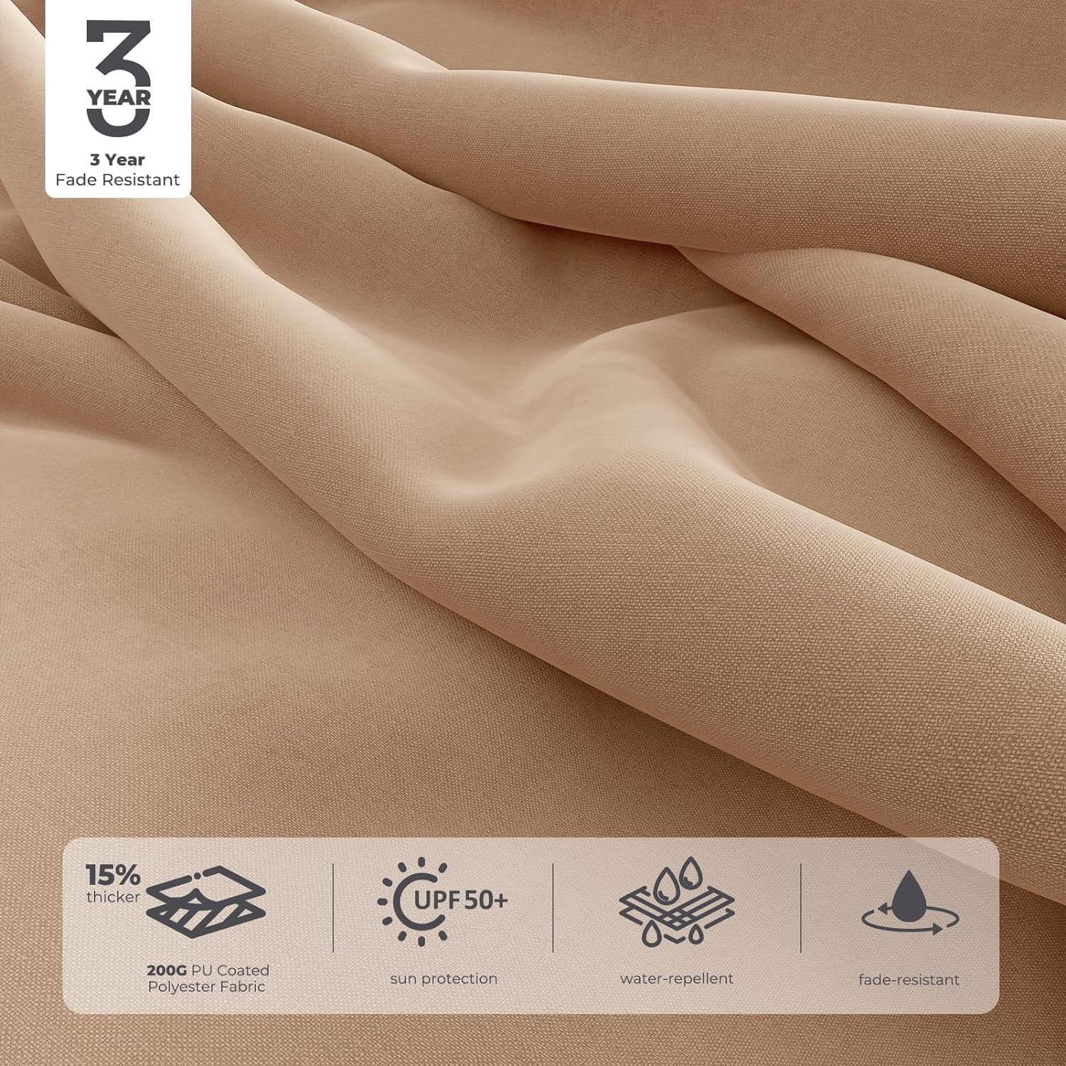 Deluxe Curvy Aluminum Offset Umbrella, Patio Cantilever Umbrella