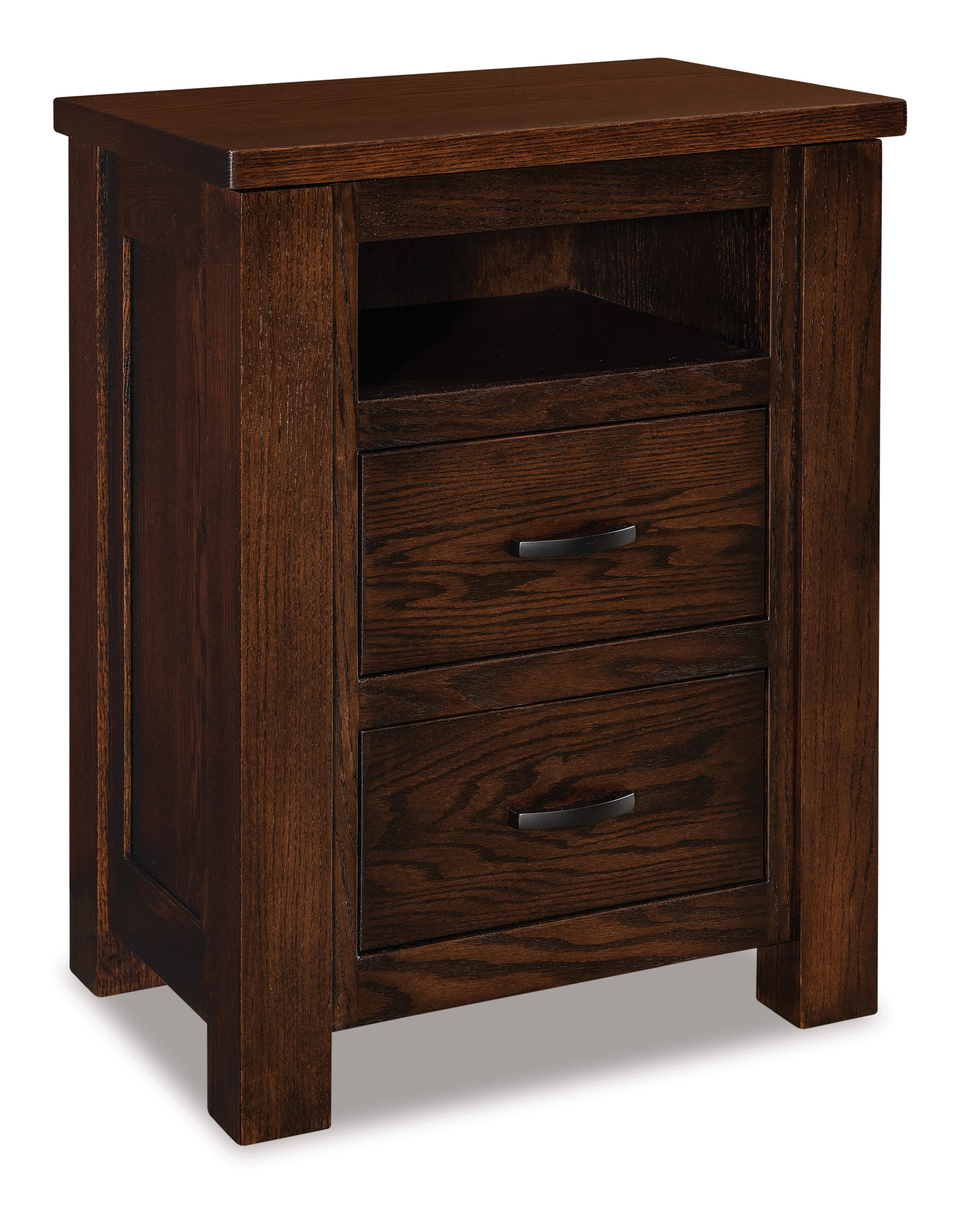 Amish Cottage Two Drawer Nightstand