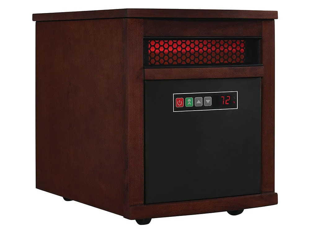 Duraflame Rolling Infrared Heater in Dark Cherry