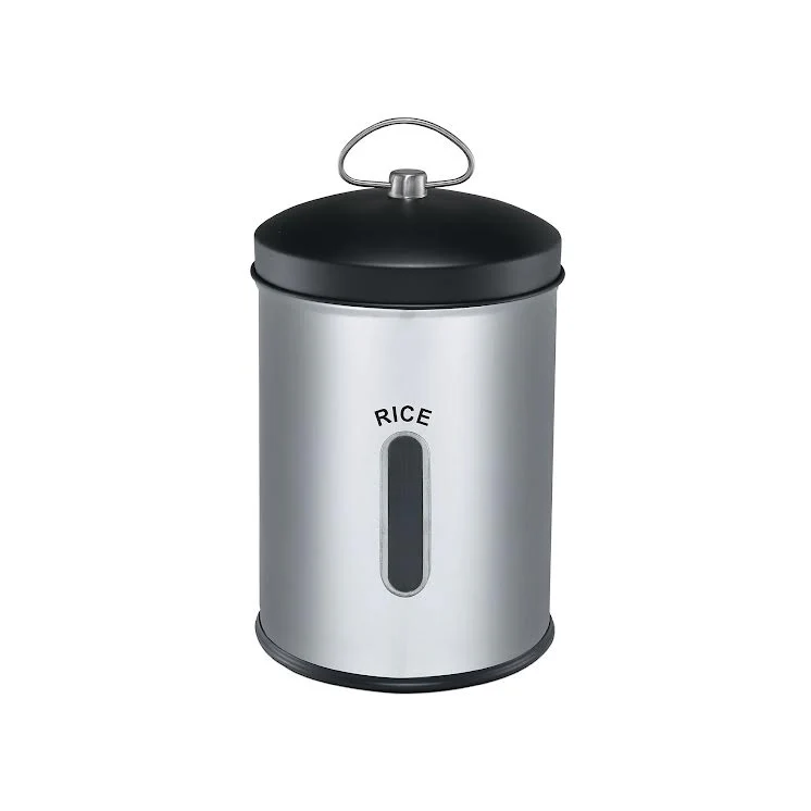 CH 3 Piece 5Lt Stainless Steel Canister Set Silver