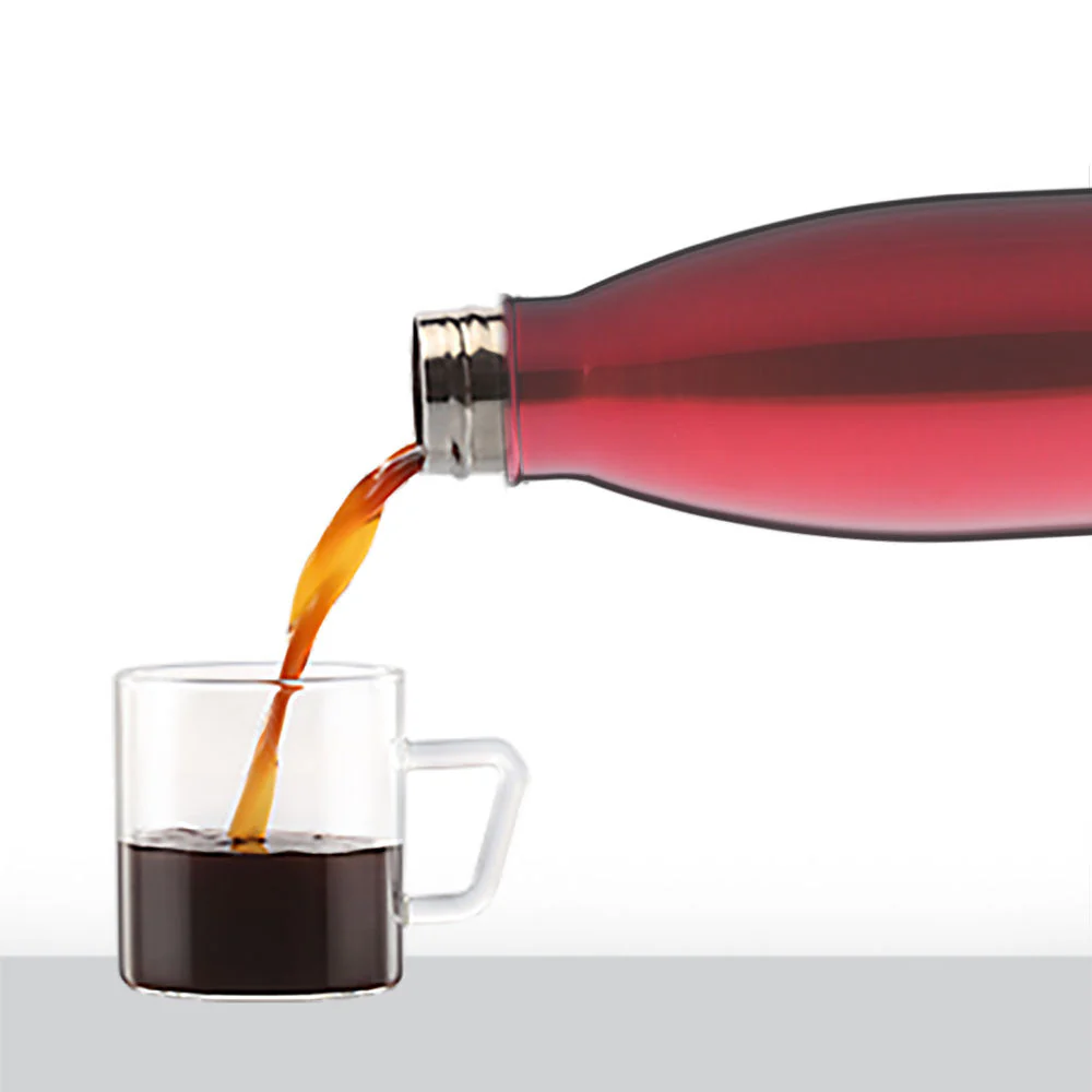 Borosil Bolt Trans Red, 1L