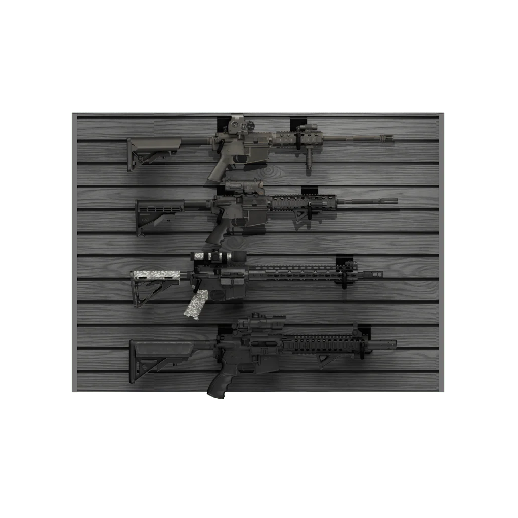 Hold Up Displays Four Rifle Wall Display HD101