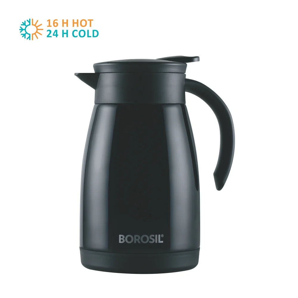 Borosil Insulated Tea Pot, Black, 750ml