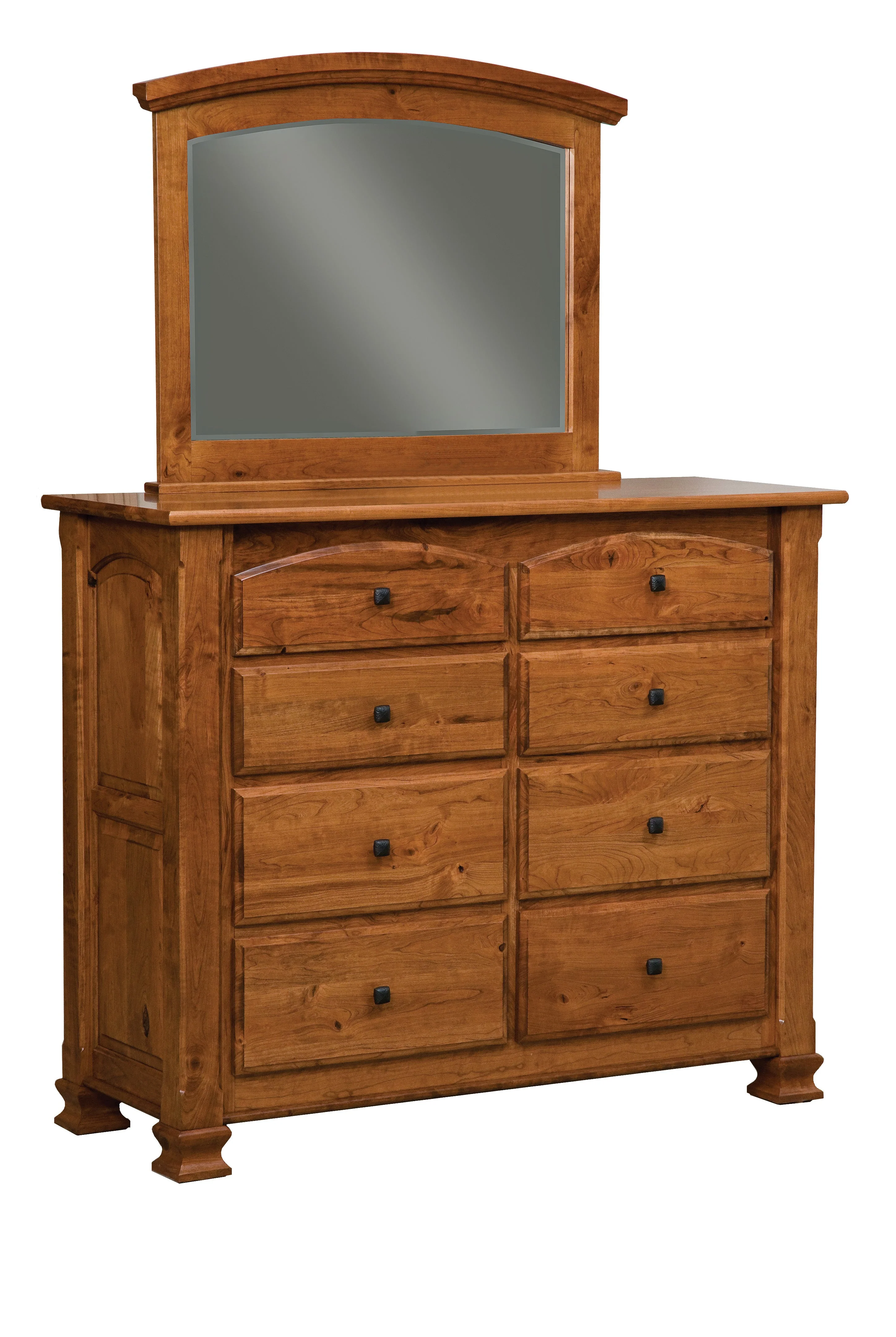Amish Charleston Eight Drawer Dresser