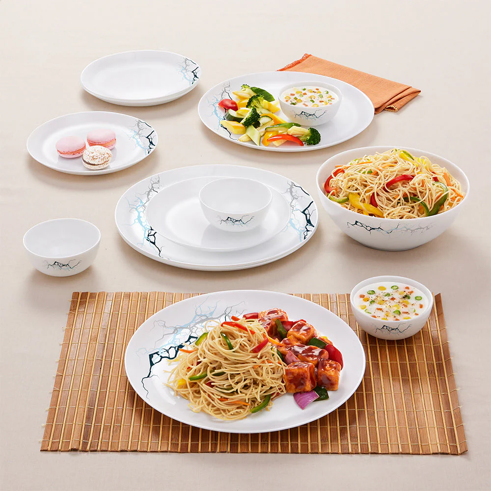 Larah by Borosil Sara Dinner Set, 10 pc