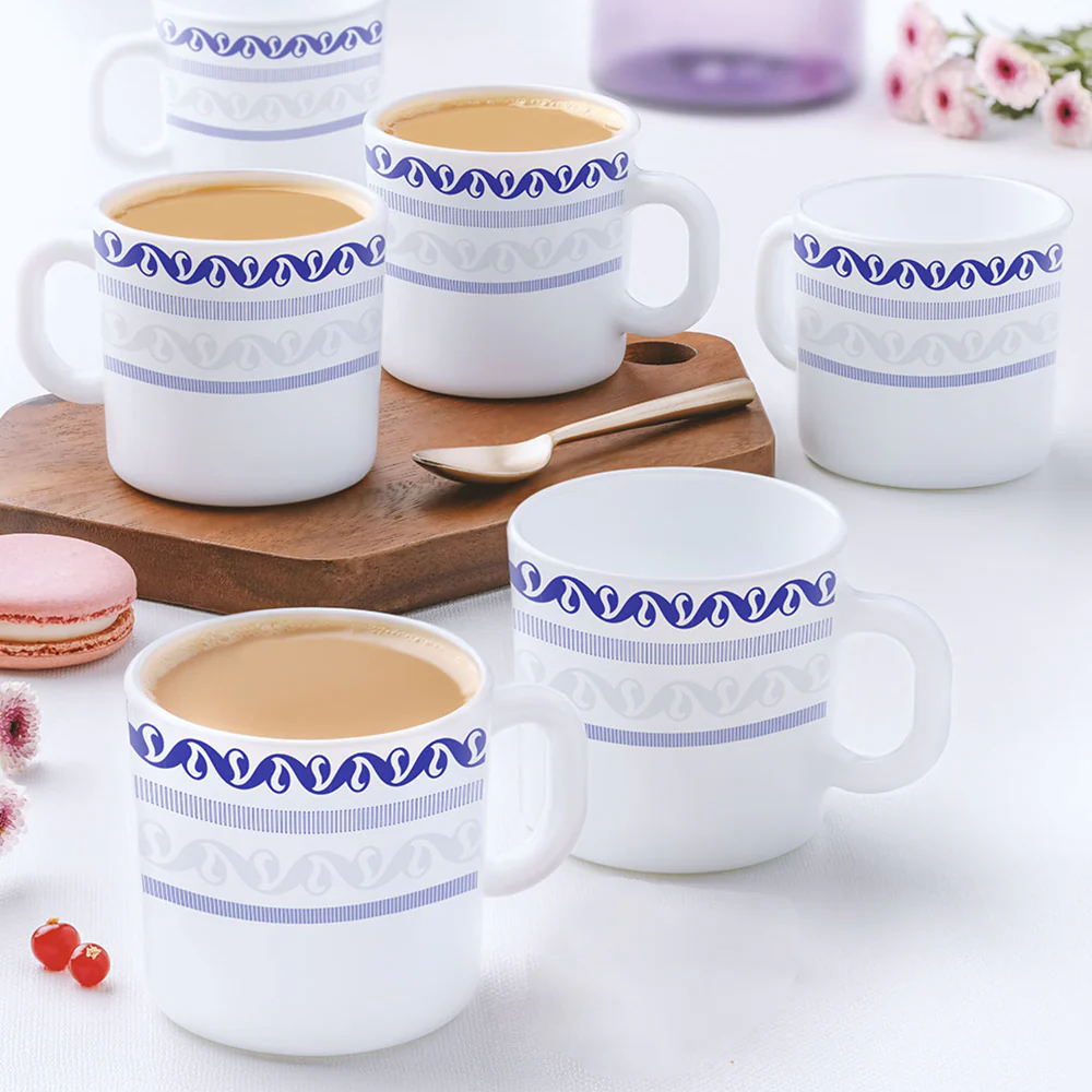 Jazzblue Mug Set, 180ml x 6