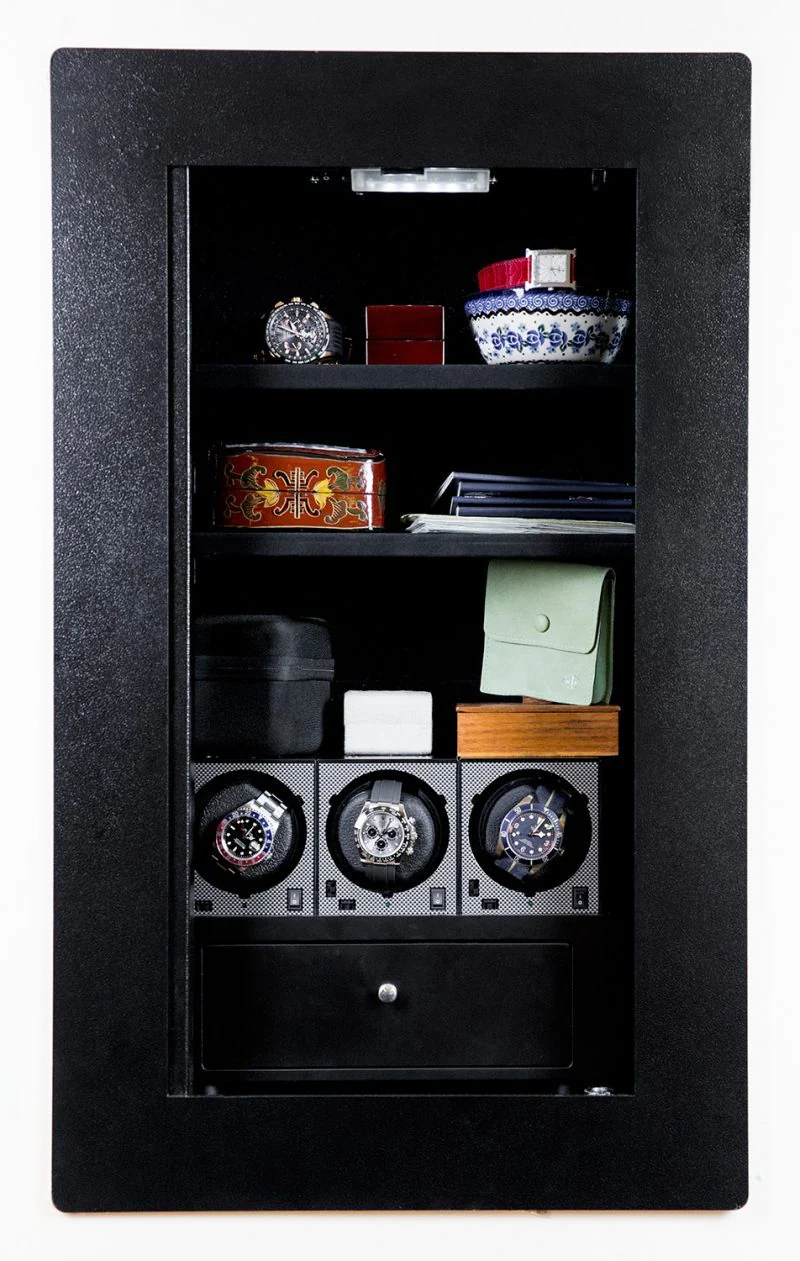 BlumSafe Luxury Watch Winder Wall Safe USA Built Gen 2.0