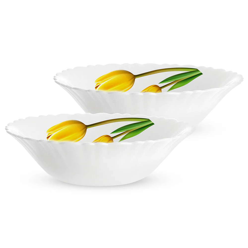 Larah by Borosil Lyana Multipurpose Bowl, 2 pc Set