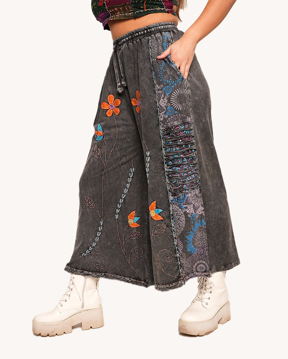 Misty Meadows Flower Pants
