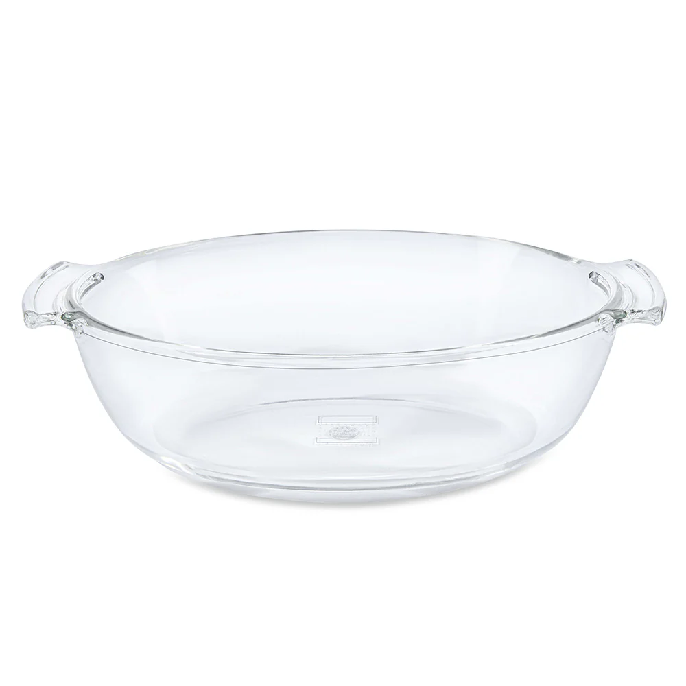 Borosil Deep Oval Casserole w Handle, 1.3L