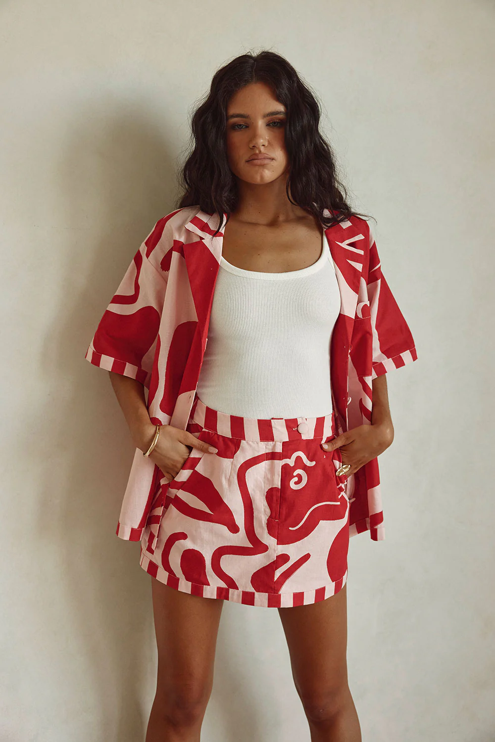 SAMPLE-Delphia Top - Darling Floral