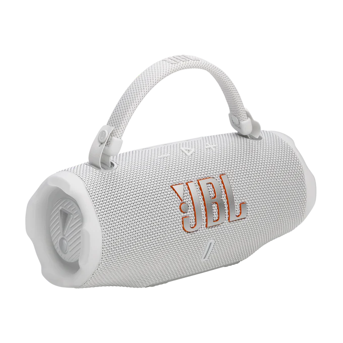 JBL Charge 6 鈥?Portable Waterproof Speaker | White | JBLCHARGE6WHT