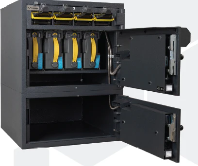 AMSEC BR3123 CashWizard Smart Safe with Four Validators