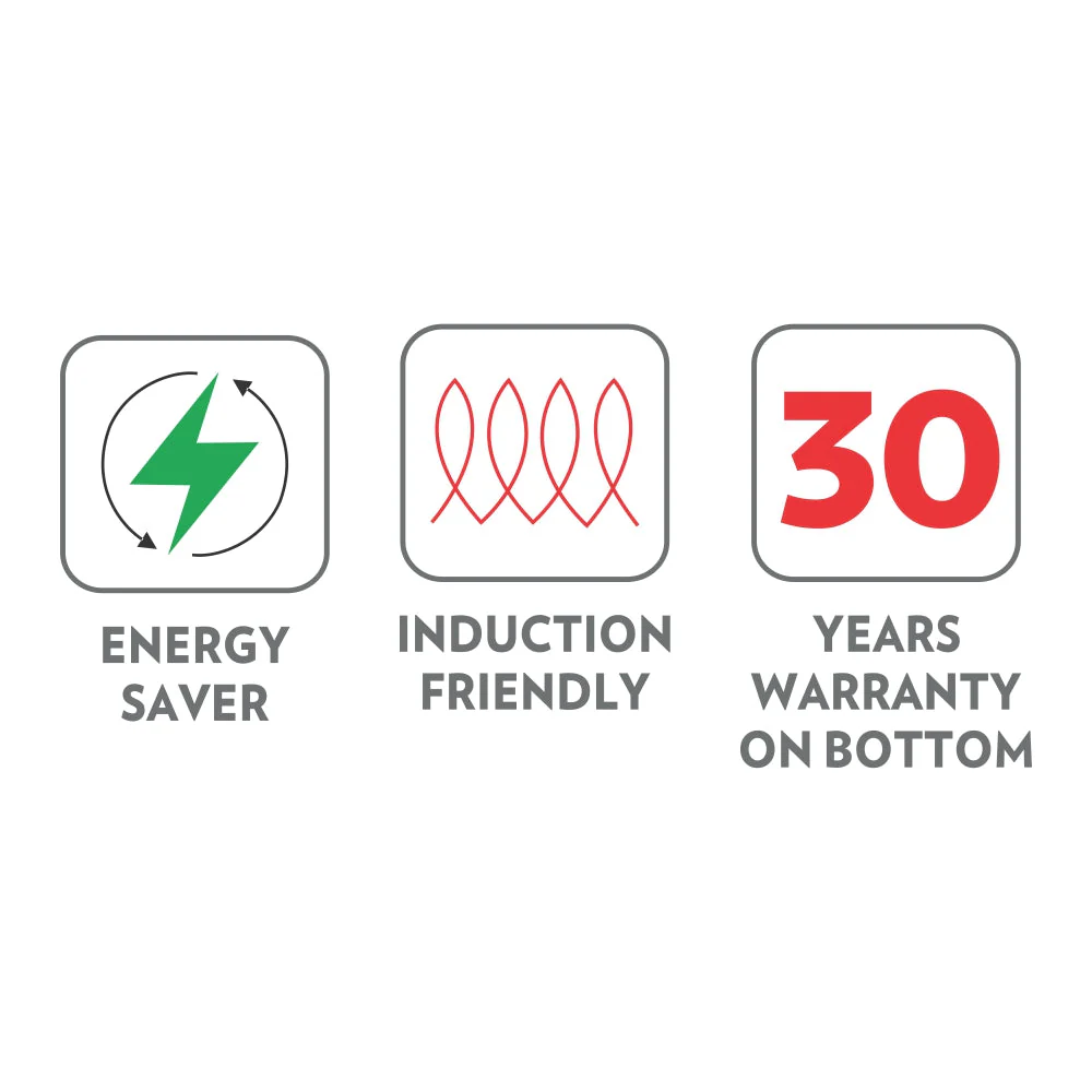 Borosil Cookfresh SS Frying Pan, 1.5L