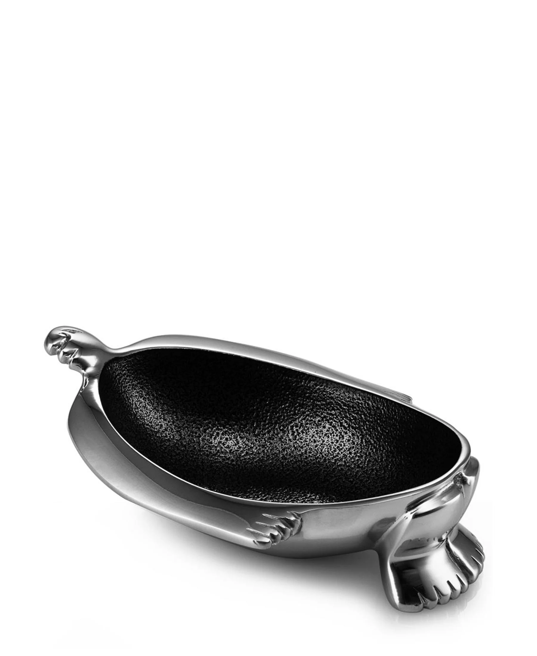 Carrol Boyes Nut Bowl Small Woman In Tub - Silver