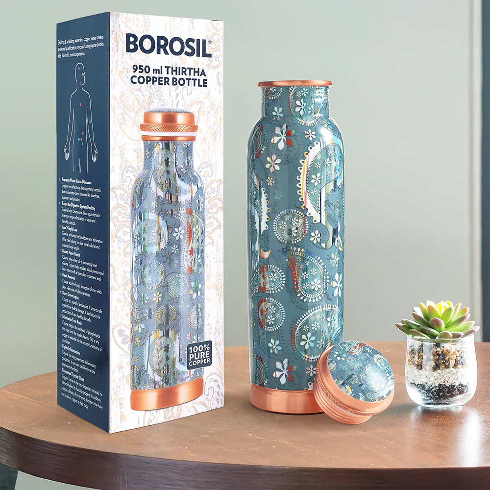 Thirtha-Vera Copper Bottle