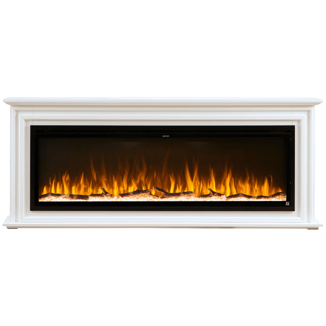 Sideline Elite 60 Inch Smart Electric Fireplace with Encase Surround Mantel