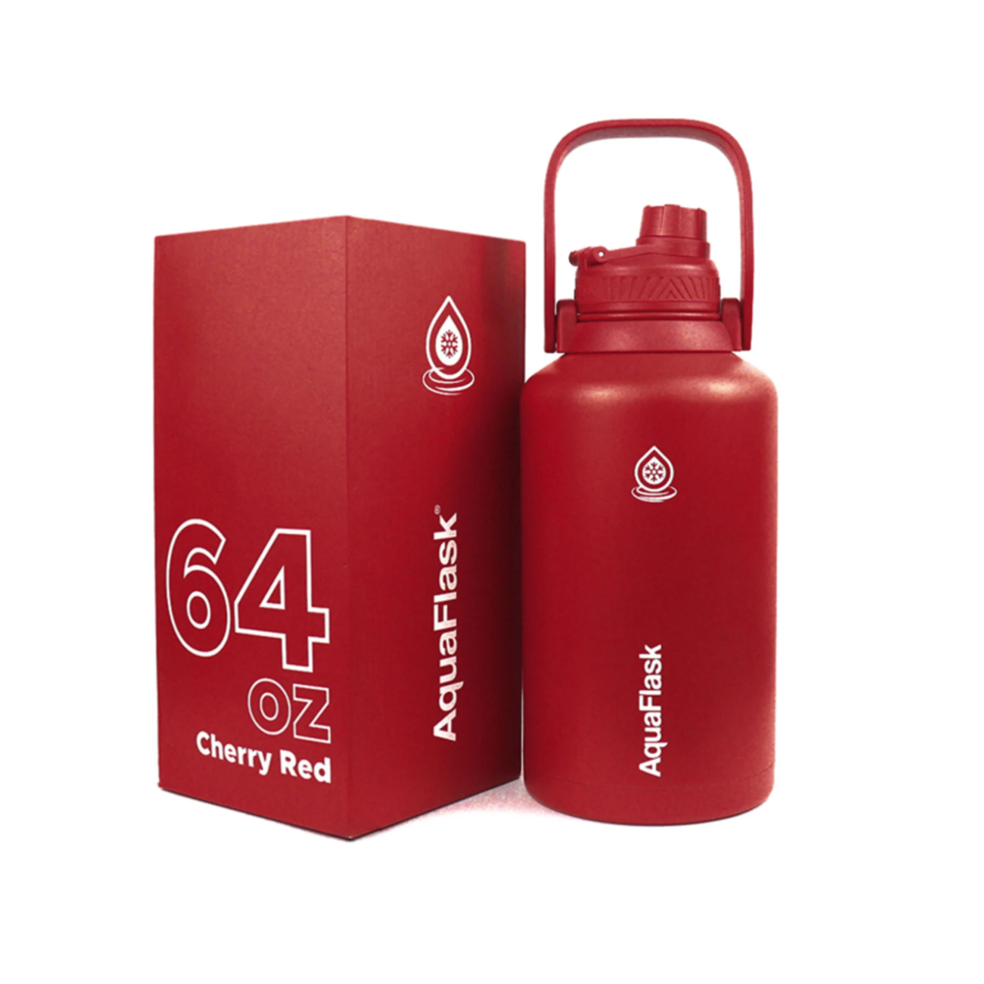 Aquaflask 1.9Lt Flask Cherry Red