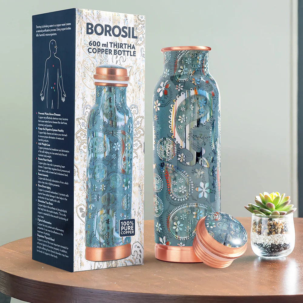 Thirtha-Vera Copper Bottle