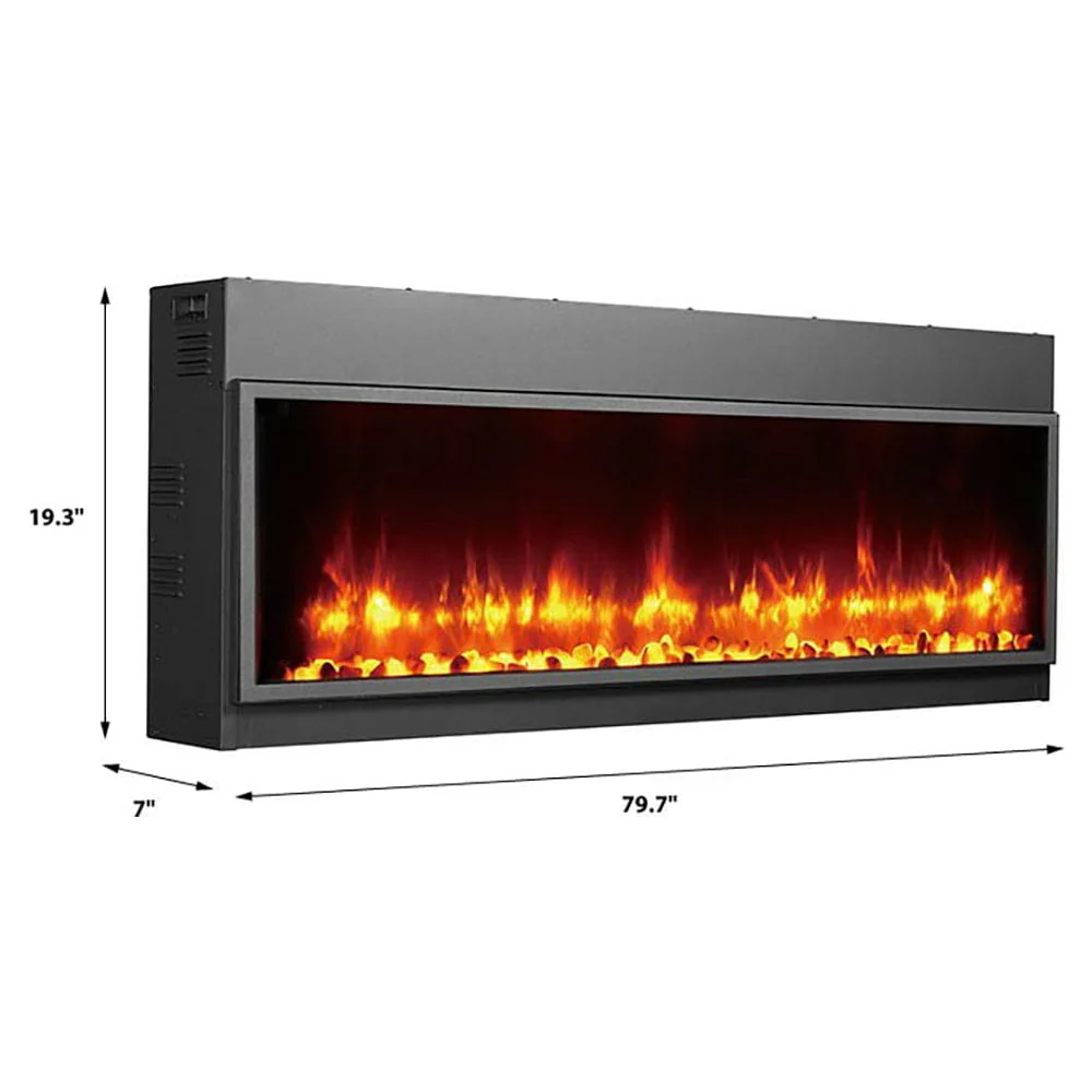 Dynasty 79-In Harmony Built-In Electric Fireplace