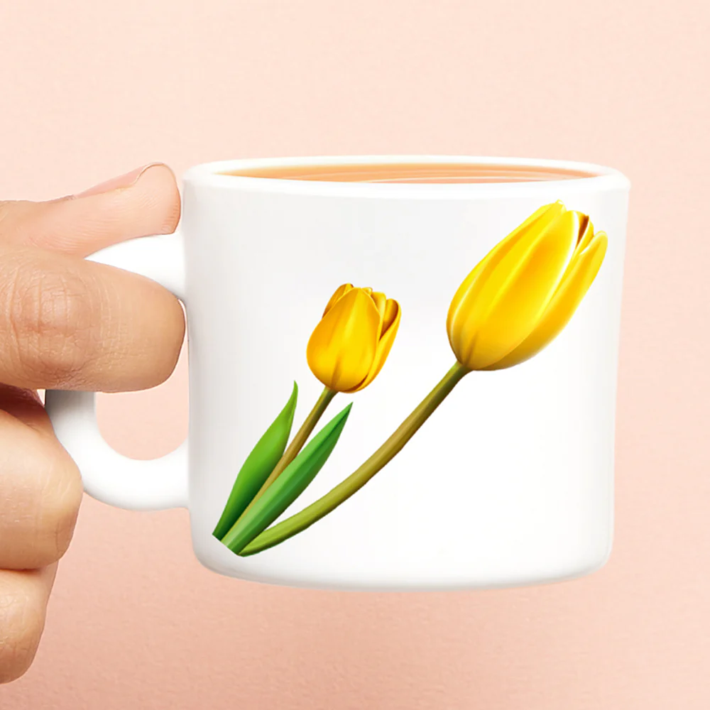 Larah by Borosil Lyana Mug Set, 100ml x 6