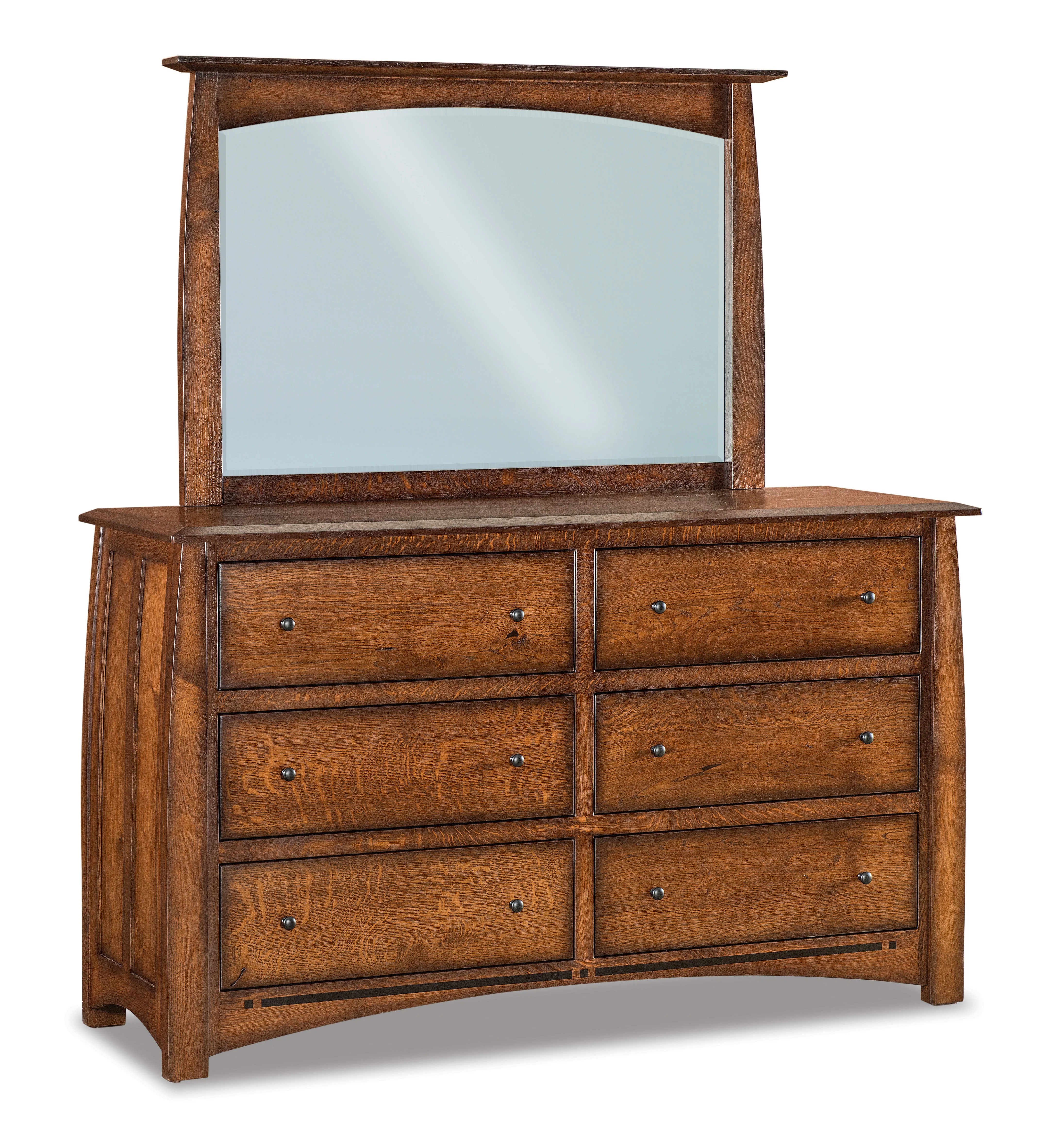 Amish Boulder Creek Six Drawer Dresser