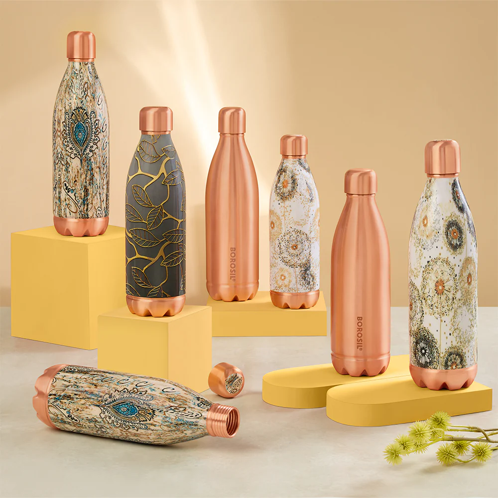 Canvas-Plain Copper Bottle