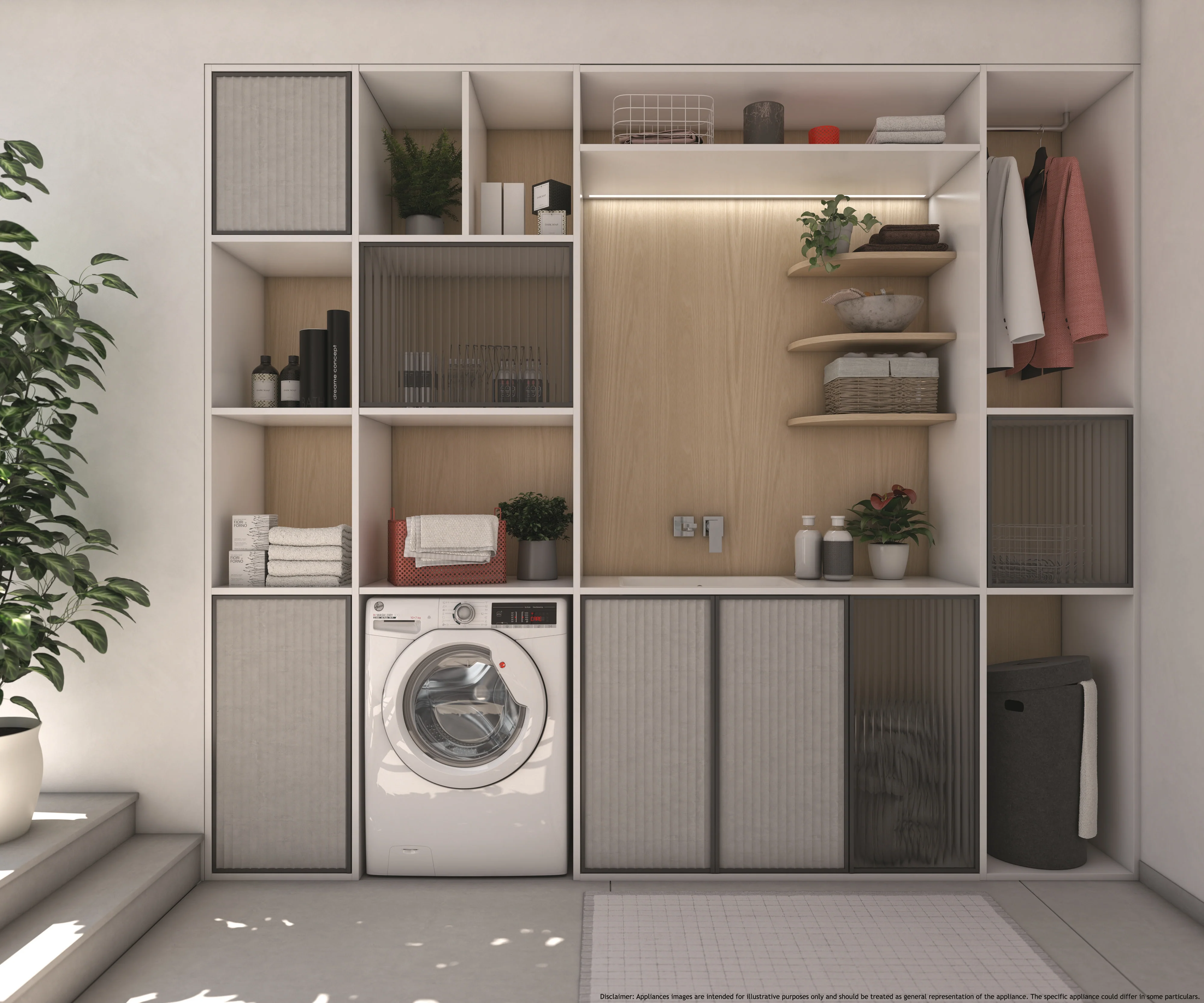 Hoover H-Wash 300 10kg Washing Machine - White | H3WO4105TA4/1-80