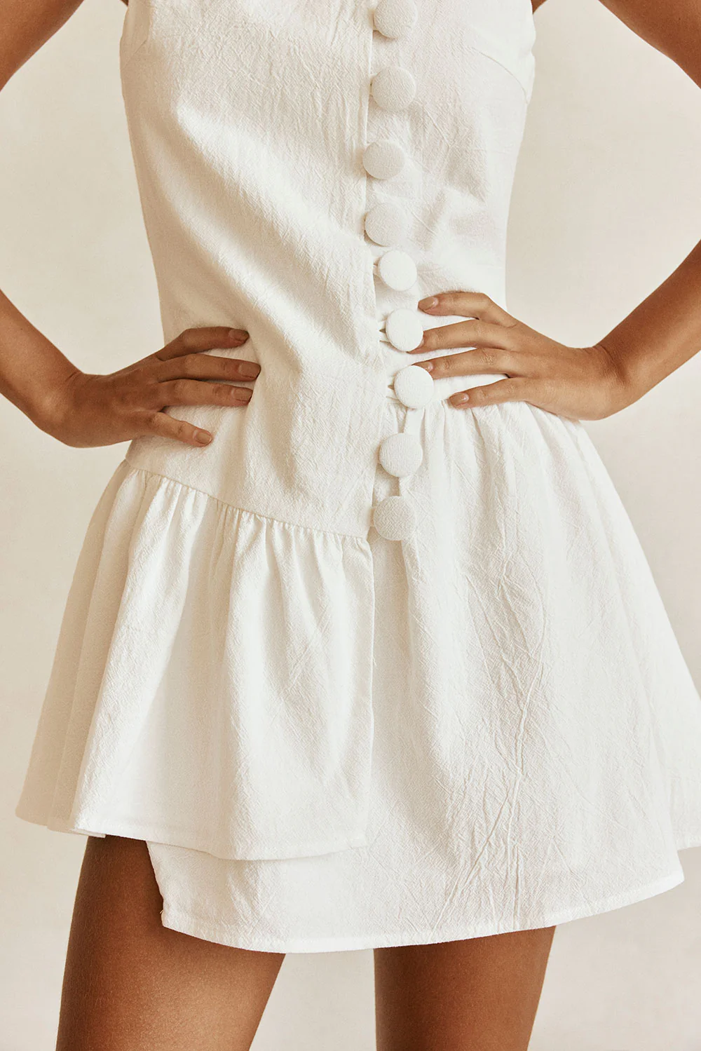 SAMPLE-Alfresco Dress - White