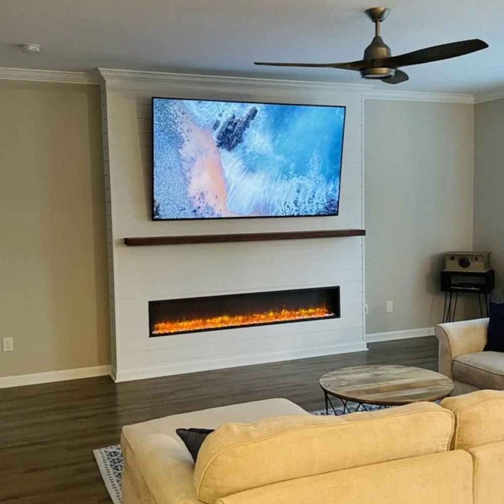 Dynasty 79-In Harmony Built-In Electric Fireplace