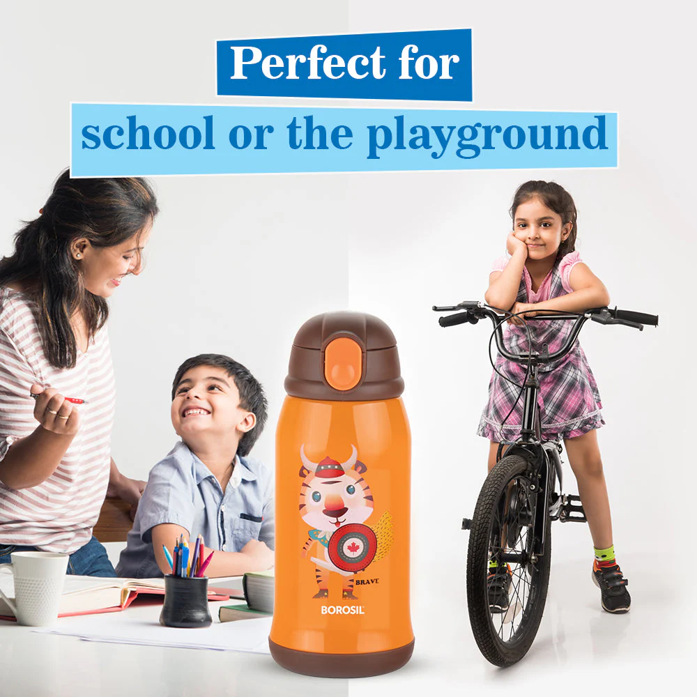 Borosil Tigry Kids Sipper, 500ml