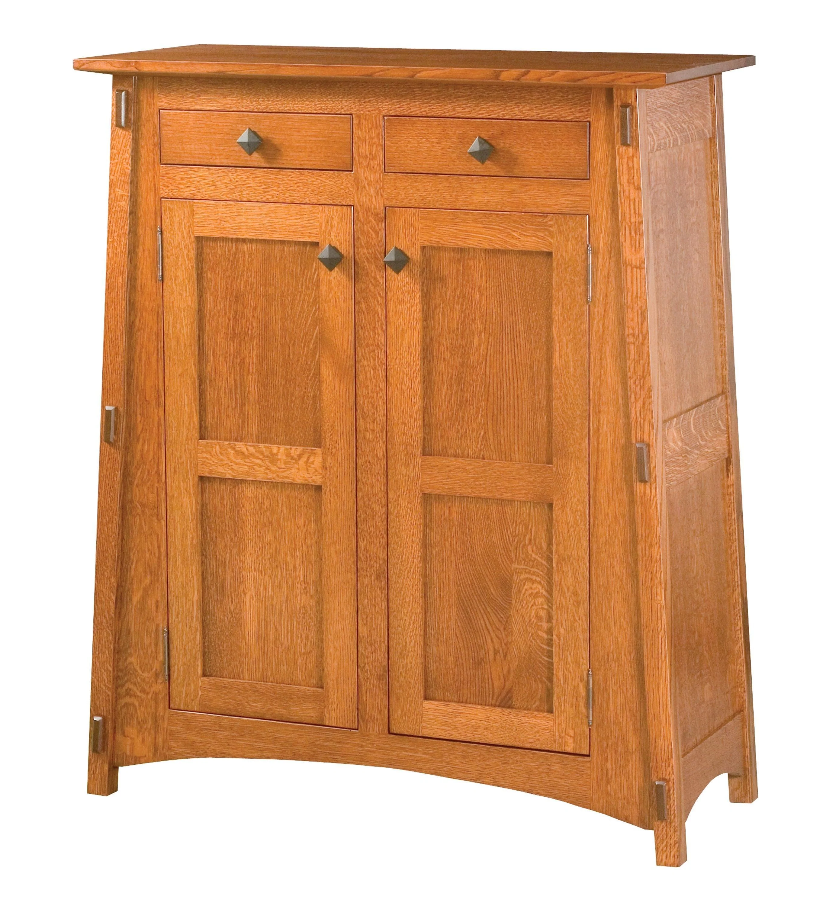 Amish Mccoy Two Drawer Two Doors Cabinet