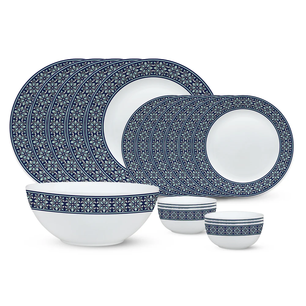 Larah by Borosil, Taj Dinner Set, 19 pc